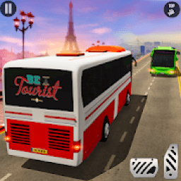 Tourist City Coach Bus Driving Simulator आइकन