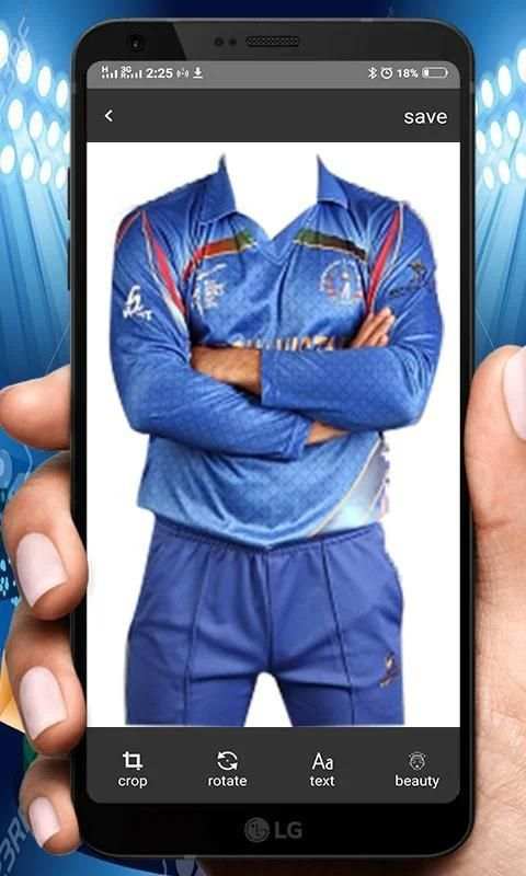 Afghan Cricket Jersey - Photo Editor For World Cup स्क्रीनशॉट 6