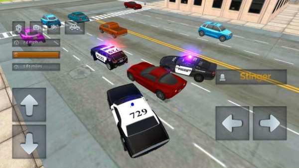 Cop Car Police Chase Driving स्क्रीनशॉट 1