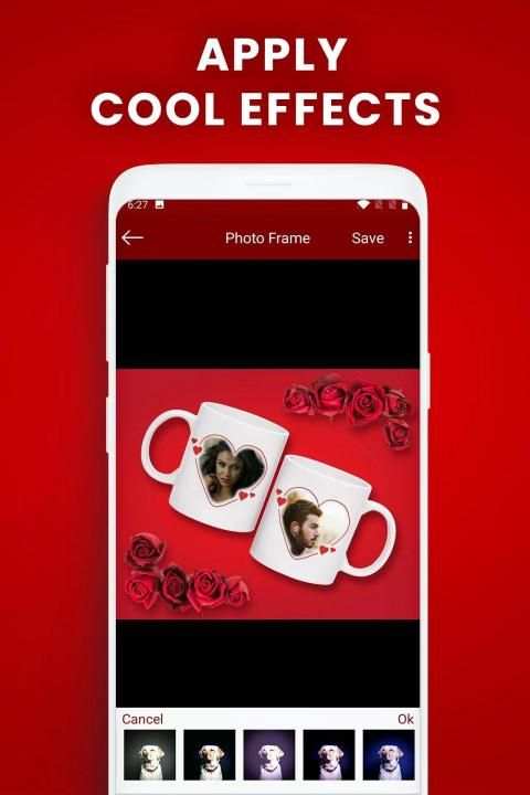 Couple Cup Photo Frame screenshot 5