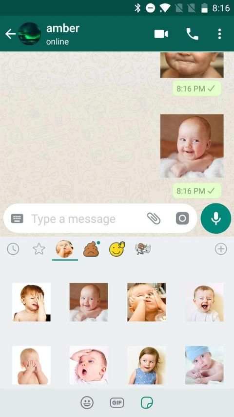 Lovely Baby Stickers for WhatsApp, WAStickerApps screenshot 2