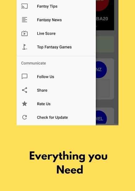 Dream Baba Fantasy Tips Cricket 11 Schedule MSL screenshot 2