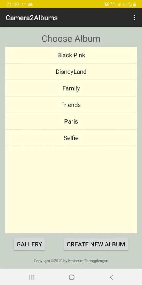 Camera to Albums screenshot 2