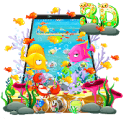 ikon Fish 3D Parallax Launcher Theme *