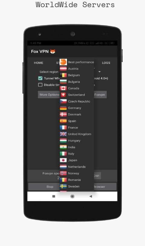Fox VPN - The Internet Freedom VPN screenshot 3