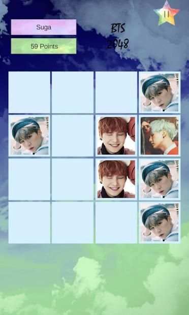 * BTS Bangtan 2048 Puzzle screenshot 2