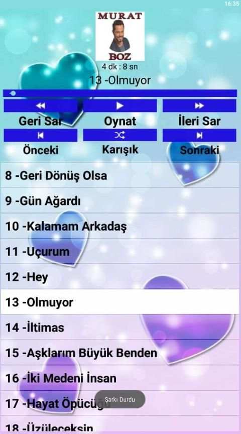 Murat BOZ Şarkıları(İnternetsiz 40 Şarkı) screenshot 4