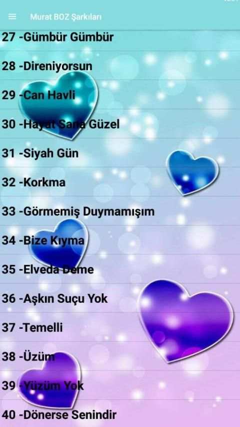 Murat BOZ Şarkıları(İnternetsiz 40 Şarkı) screenshot 2