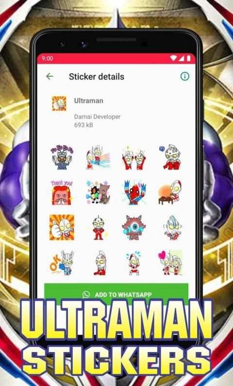 Ultraman Stickers screenshot 3