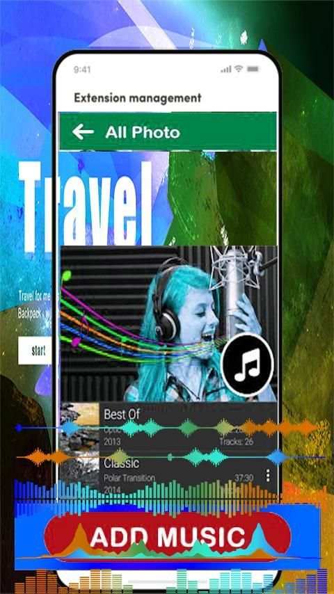 star vlog video Editor For Android : Video Magic screenshot 1