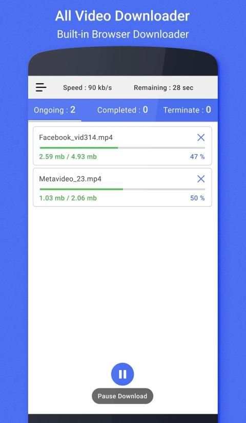 Downloader - All File Downloader स्क्रीनशॉट 2