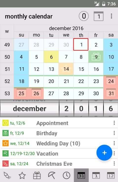Ewiger Kalender screenshot 10