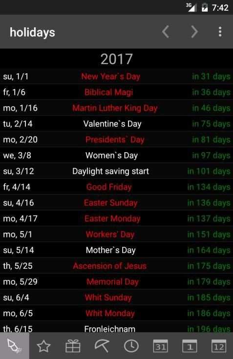 Ewiger Kalender screenshot 6