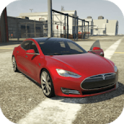 Drive Tesla Model S - Electro Car City Simulator आइकन