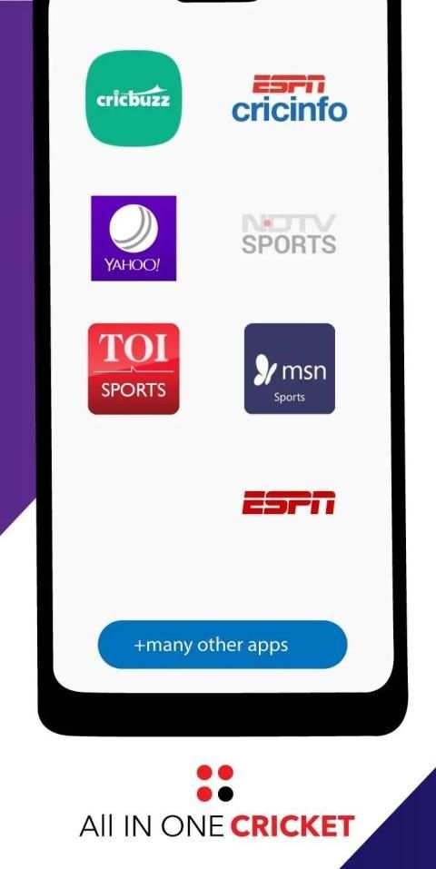 Cricket - All In One Sports App स्क्रीनशॉट 3