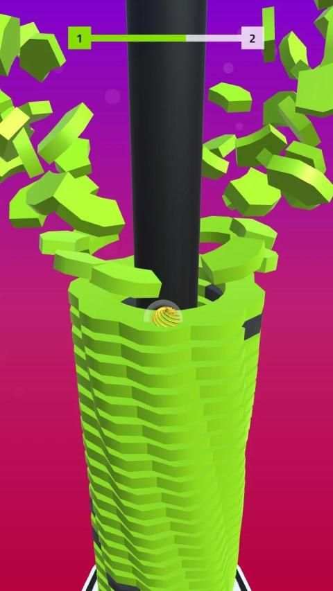 Stack Ball 3D - Fire Ball screenshot 2