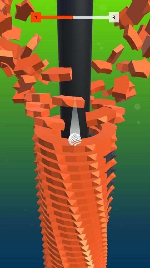 Stack Ball 3D - Fire Ball screenshot 1