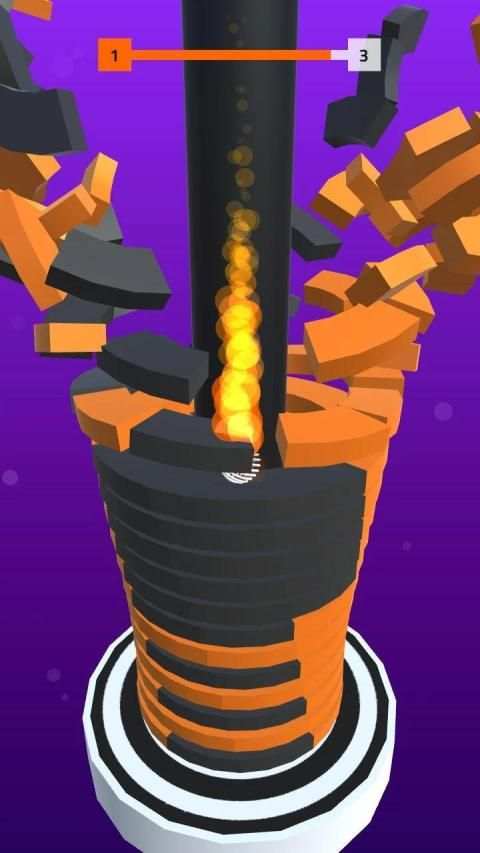 Stack Ball 3D - Fire Ball screenshot 3