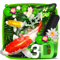 ikon 3D Koi Fish Free Launcher Theme*