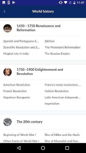 Full World History screenshot 1