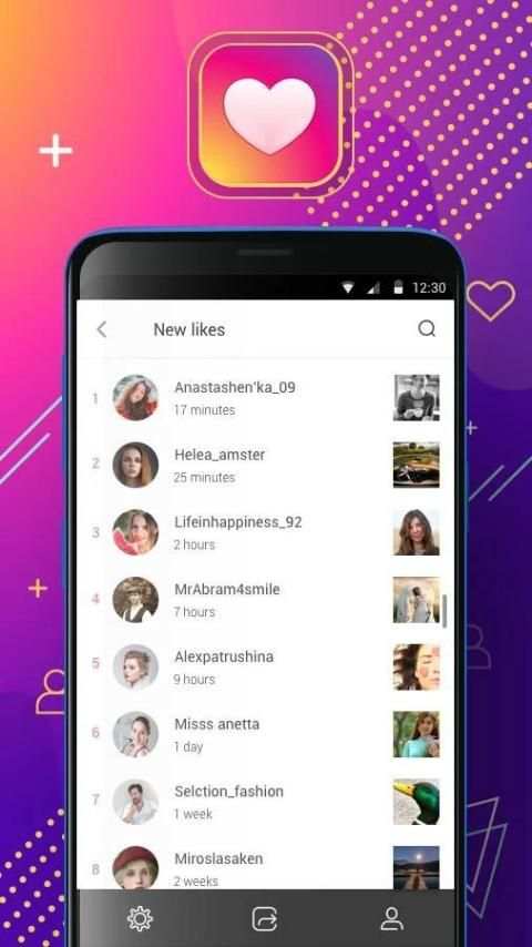 Likes Instagram स्क्रीनशॉट 2
