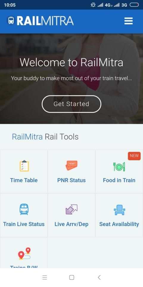 RailMitra- PNR & Train Status, Food Order in Train screenshot 2
