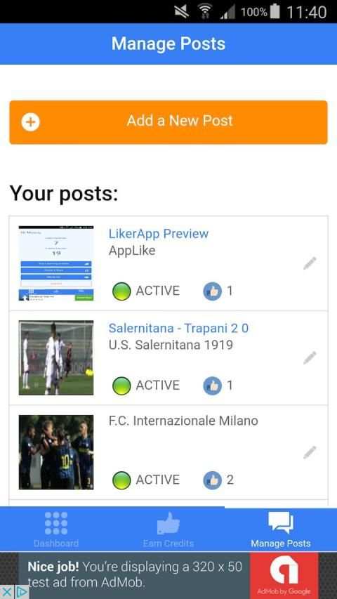 Liker App Green screenshot 3