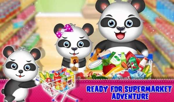 Panda's Supermarket Shopping Fun screenshot 8