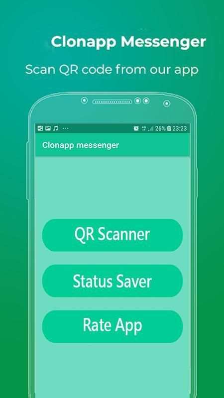 Clonapp Messenger WhatsWeb screenshot 1