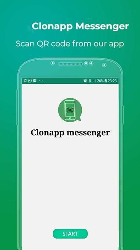 Clonapp Messenger WhatsWeb screenshot 2