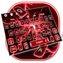 ikon Red Lightning Keyboard