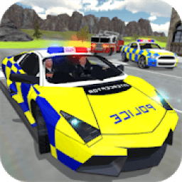 ikon Police Car Crime Driving