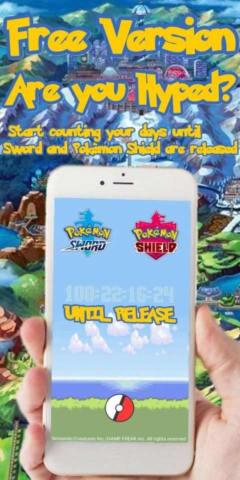 Pokèmon Sword and Shield Countdown Free screenshot 2