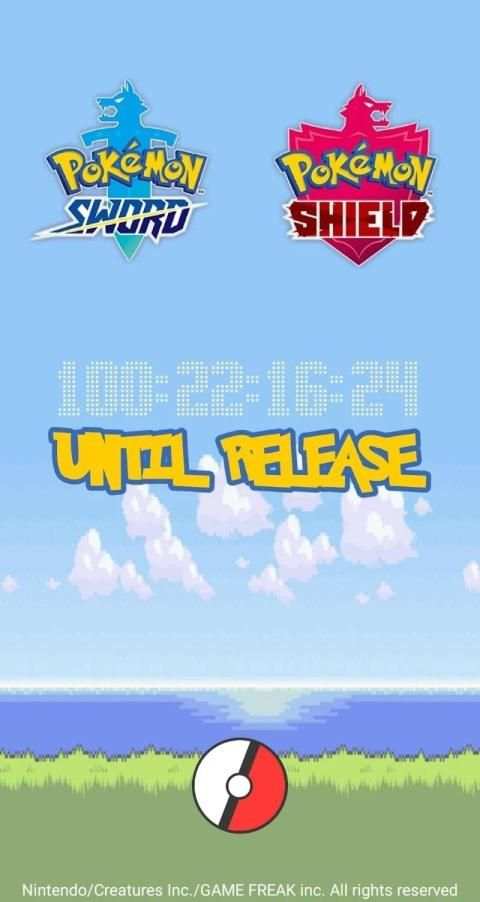 Pokèmon Sword and Shield Countdown Free screenshot 1