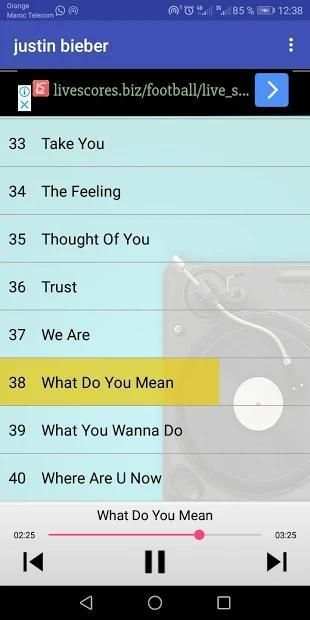Justin Bieber Songs screenshot 1