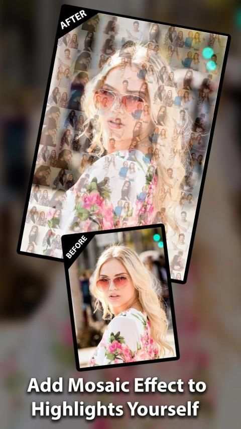 Mosaic Amazing Photo Editor : Mosaic Pic Effect screenshot 2