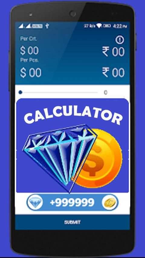 FFcalc - Calculate Free Fire*Diamond स्क्रीनशॉट 1