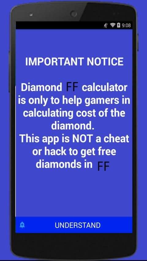 FFcalc - Calculate Free Fire*Diamond स्क्रीनशॉट 2