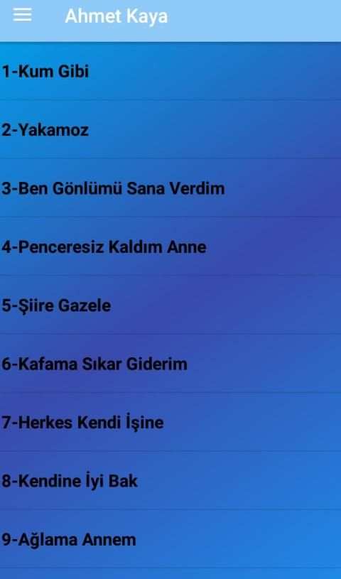 Ahmet Kaya Şarkıları (İnternetsiz 40 Şarkı) screenshot 5