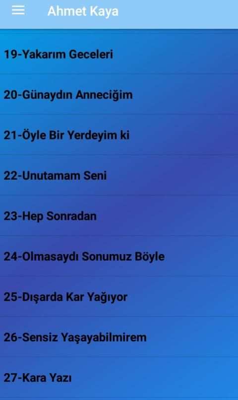 Ahmet Kaya Şarkıları (İnternetsiz 40 Şarkı) screenshot 3