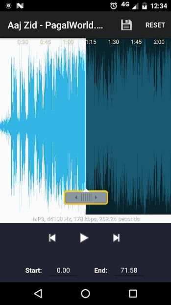 Mp3 Song cutter joiner mixer merger स्क्रीनशॉट 1