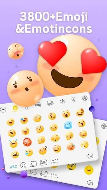 Emoji keyboard -Theme, Emoji, Gif screenshot 2