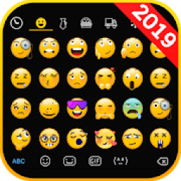 ikon Emoji keyboard -Theme, Emoji, Gif