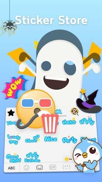 Emoji keyboard -Theme, Emoji, Gif screenshot 1