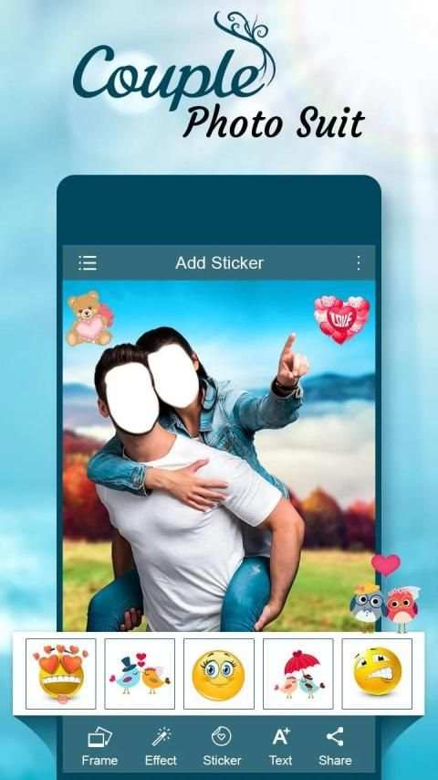 Love Couple Photo Suit screenshot 2