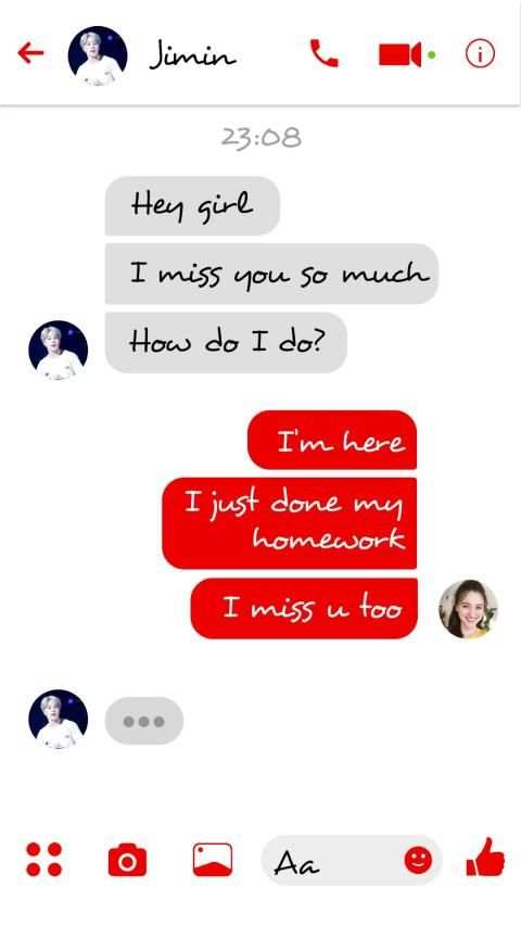 New BTS Fake Chat Messenger 2019 screenshot 2