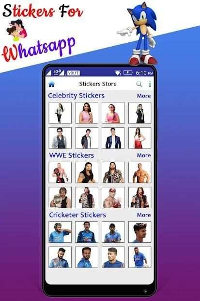Celebrity - WWE - Cricketer Sticker -WASticker App screenshot 2