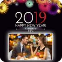 2019 New year photo frame