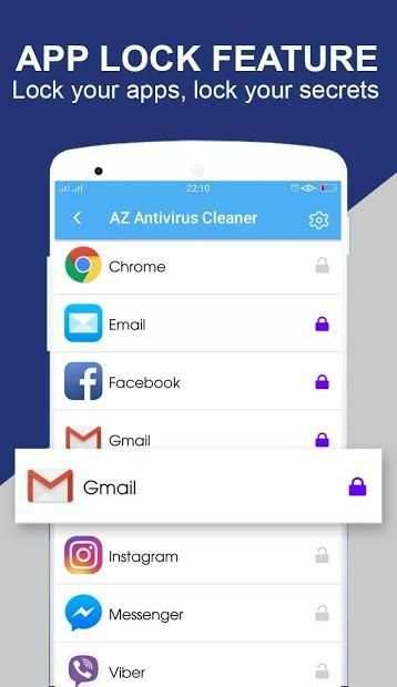 AZ Antivirus for android phones free - App Lock screenshot 2