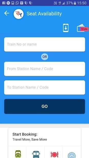 Live Station, Railway Enquiry screenshot 1